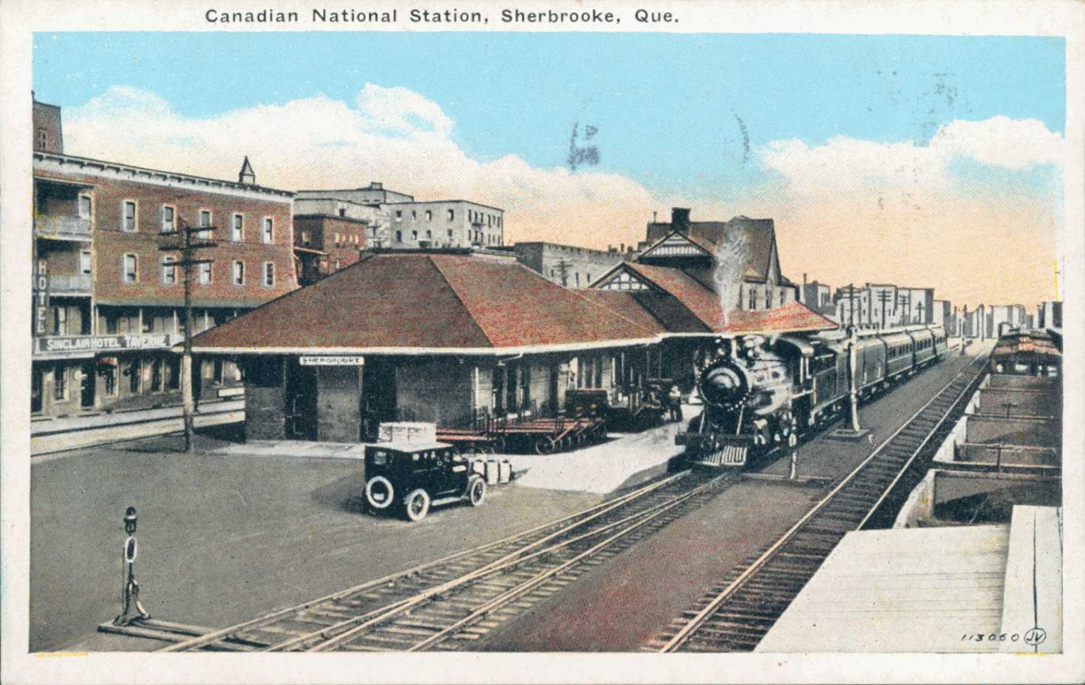 2. La Station du Grand Tronc (plus tard Station Union), rue du Dépôt, vers 1920.